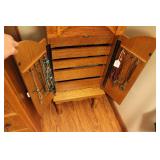 ASSORTED JEWELRY IN JEWELRY CABINET