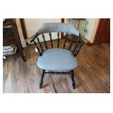 WOODEN CAPTAINS CHAIR