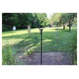(2) METAL BIRD FEEDER STANDS