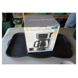 BOOT TRAY & BLACK & DECKER COFFEE MAKER