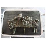 CAST IRON BIRD COAT HANGER