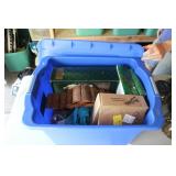TOTE OF CHRISTMAS DECOR