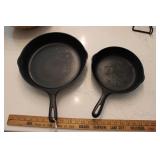 WAGNER #6 & #10 CAST IRON SKILLETS