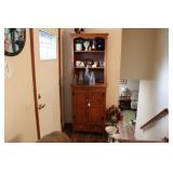 PINE DISPLAY CABINET 26" X 75" X 13"