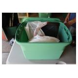 TOTE OF KITCHENWARE