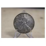 1992 1OZ. FINE SILVER $1 AMERICAN EAGLE