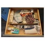 DRAWER W/ KITCHEN & HOUSEHOLD ITEMS