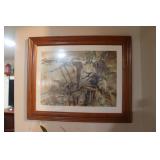 SIGNED JAN LUTZ PRINT 16 3/4" X 13 3/4"