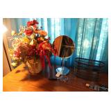 FLOWER BASKET, MIRROR, ORGANIZER & MAGNIFY GLASS