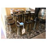 OLIVE DRINKING GLASSES