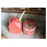 (2) FUEL CANS - METAL ONE HAS FUEL