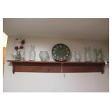 CONTENTS ON THE WOODEN SHELF