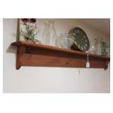 WOODEN SHELF 60" LONG