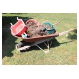 METAL WHEELBARROW