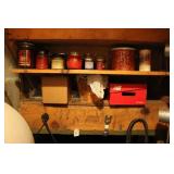 CONTENTS OF THE SHELF - CANDLES & MORE