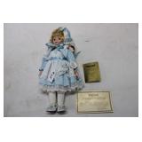 PRINCESS HOUSE EXCLUSIVE PORCELAIN DOLL 14.5" TALL