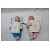 KNOWLES BABY BOOK TRASURES PORCELAIN DOLLS