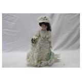 PORCELAIN DYNASTY DOLL "VICTORIAN" 18" TALL