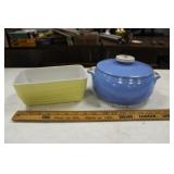 VINTAGE HALL CASSEROLE DISH & REFRIGERATOR DISH