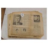 KENNEDY ASSASSINATION NEWSPAPERS
