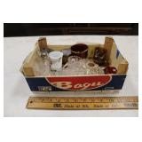 VINTAGE TOOTHPICK HOLDERS, BUTTONS & COLLECTIBLES