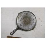 GRISWOLD LBL EPU #6 CHROME SKILLET (699D)