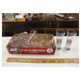 1987 BUD LIGHT DRINKING GLASSES