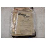 LARGE ASSORTMENT OF ATLANTIC CHEK-CHARTS