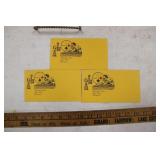 VINTAGE PITTSBURGH STEELERS ENVELOPES
