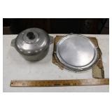 MAGNALITE 5QT. POT W/ LID & SUPER MAID GRIDDLE