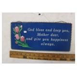 PAINTED GLASS SIGN