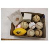 SIGNED BASEBALLS, ADVERTISING ITEMS & MORE