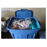 TOTE OF FALL DECORATIONS