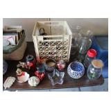 CRATE WITH ASSORTED HOME DECOR