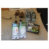 NEW WOMEN'S GOLF SHOES (7 1/2), GOLF BALLS &GLOVES