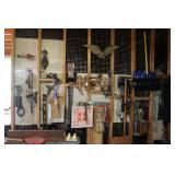 ALL TOOLS & HARDWARE HANGING ON WALL