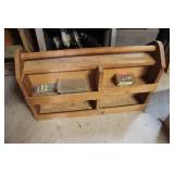 WOODEN HARDWARE BOX W/ HARDWARE