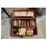 SMALL TACKLE BOX W/ CONTENTS