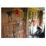 ALL HAND TOOLS IN SHED
