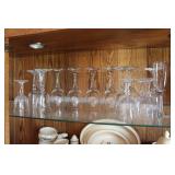 DRINKING GLASSES INCL. ETCHED GLASS SET