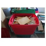 TOTE OF CHRISTMAS LIGHTS