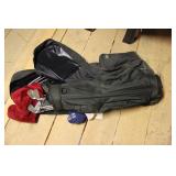 GOLF BAG W/ TRAVEL CASE & CLUBS