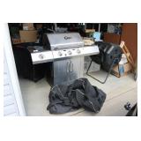 CHAR-BROIL S.S. GRILL W/ PROPANE TANK