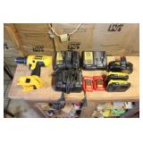 DEWALT DRILL, CHARGERS & BATTERIES