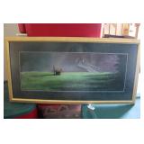 'MY GARDEN' BY JOHN HAFFEY - 36' X 18 1/2'