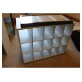 PARTICLE BOARD CUBBY & PICTURE FRAME