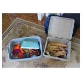 (3) TOTES OF ASSORTED TOYS