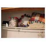 CONTENTS OF CLOSET SHELF