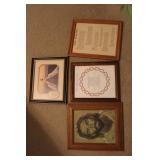 (4) ASSORTED PRINTS