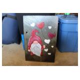 SLATE SANTA ARTWORK - TOP RIGHT IS CHIPPED